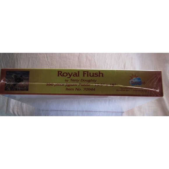 NEW Sunsout Royal Flush 550 Piece Jigsaw Puzzle by Terry Doughty 70944 Pheasant! - Picture 2 of 2